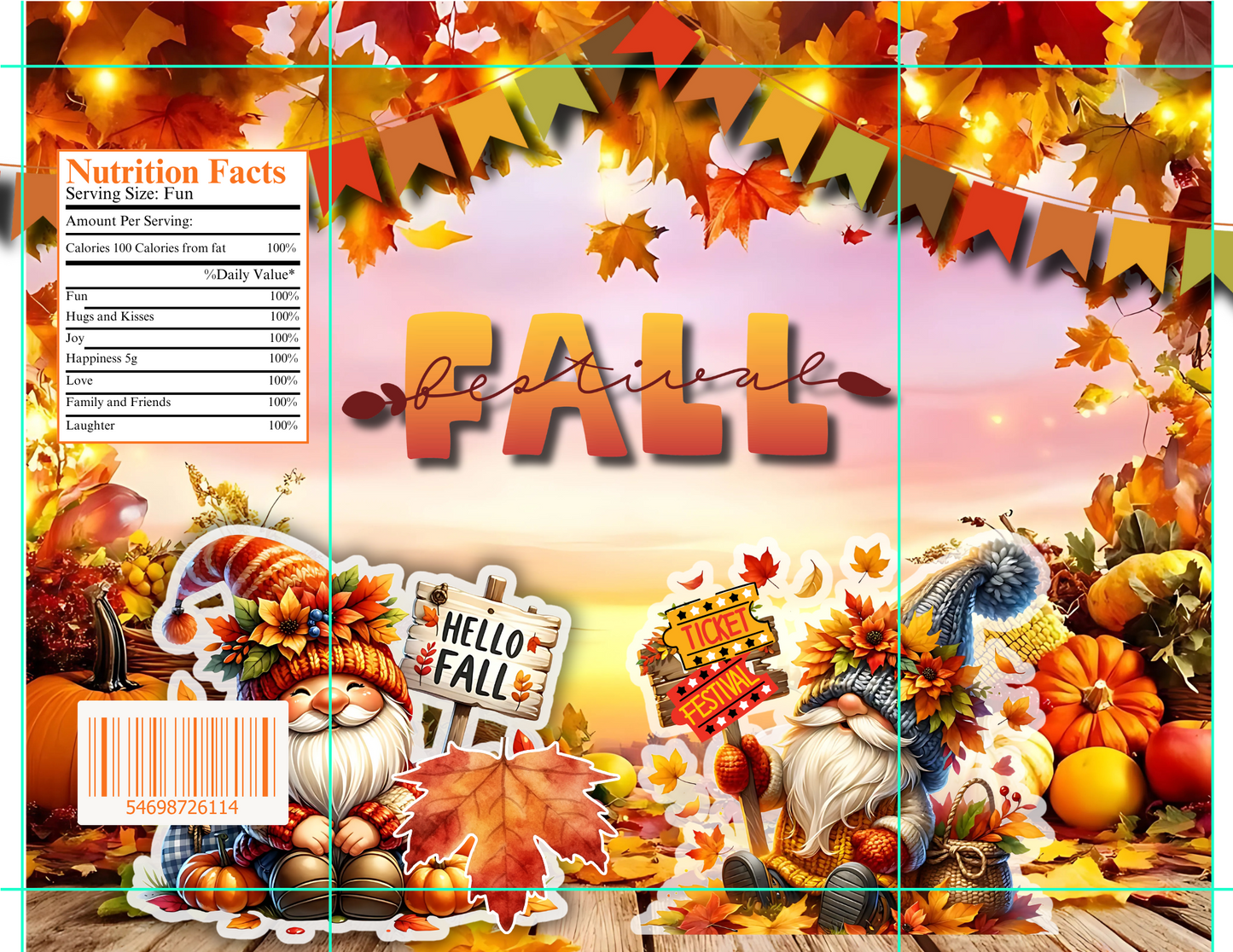 Fall Festival Chip Bag