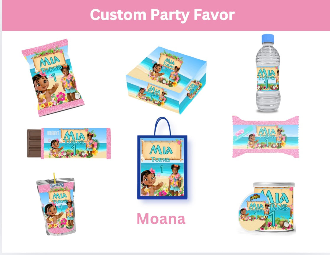 Moana Birthday Kit